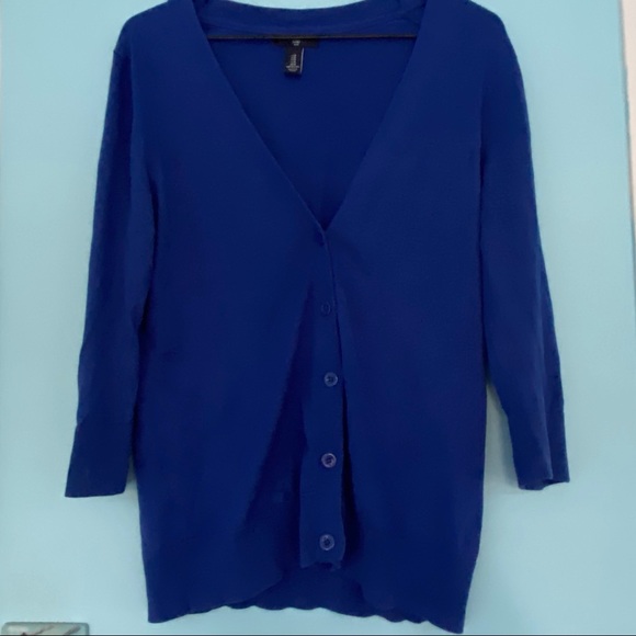 royal blue Gap cardigan - Picture 2 of 4
